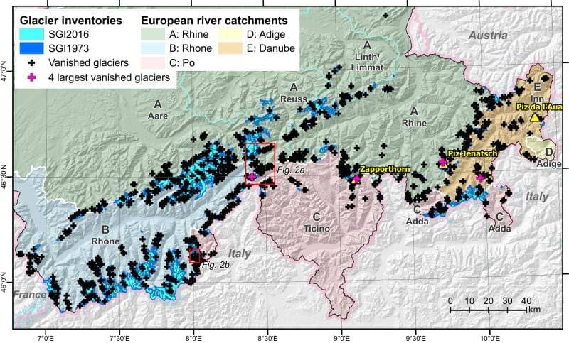 Image: Fig. 1 - 'Vanished glaciers of the Swiss Alps: An inventory-based assessment from 1973 to 2016' (s. Swiss Glaciers)