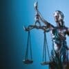 Image: Statue of justice holding scales
