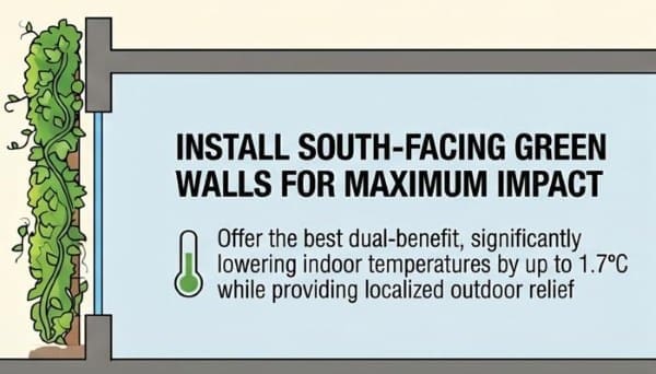 Image: Urban Heat Island mitigation strategy (s. green walls, climate resilience)