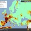 Deadly wildfires in Europe force thousands to flee Image: Fire danger forecast map July 2026