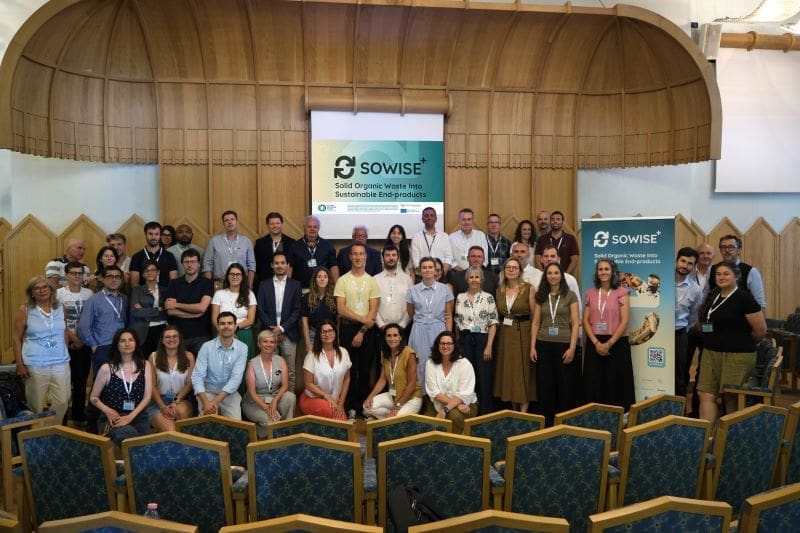 SOWISE+ project to demonstrate urban waste biorefinery at industrial scale Image: Group photo of SOWISE+ consortium partners at the project kick-off meeting in Treviso, Italy