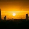 More than 2,700 died as result of heatwaves in England, researchers say Image: the sun is setting over the city of london